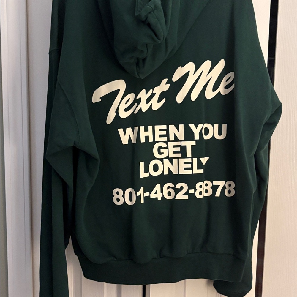 Green Lonely Ghost Hoodie